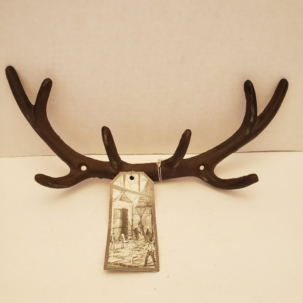 Esschert Design Cast Iron Deer Antler Hook